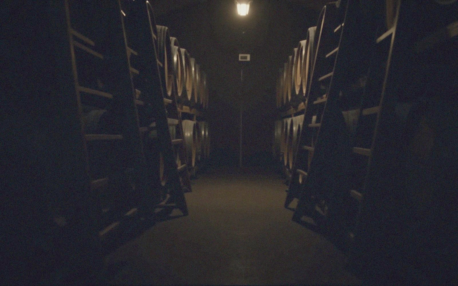 Candlelit still life evoking the film's ladder fight